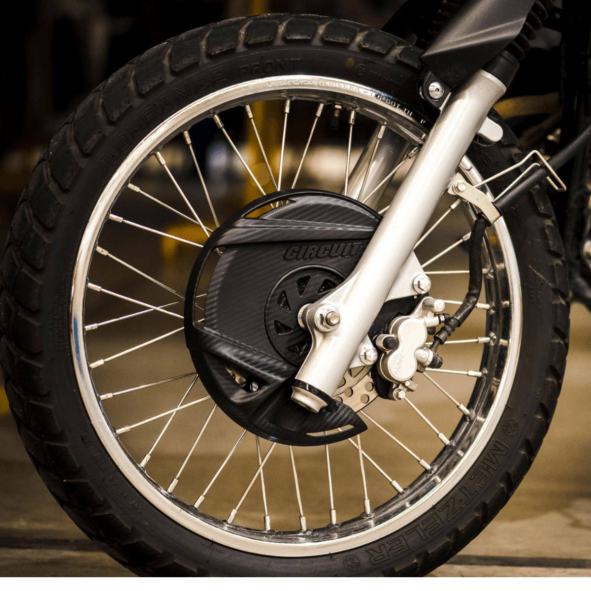 Protetor de Disco XRE300 CRF250F Carbon