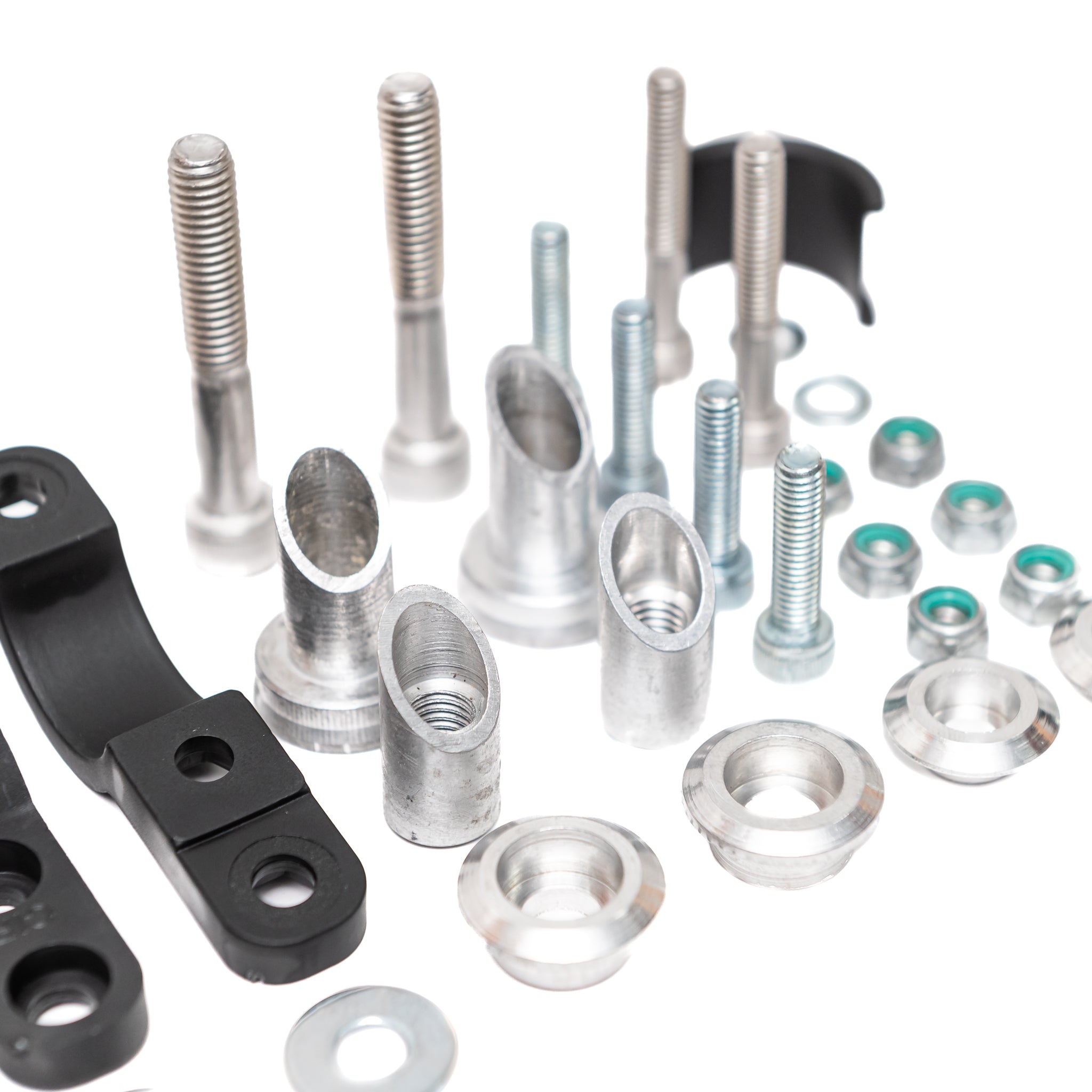 Kit de Reposição Ferragem para Protetor de Mão Alloy Alma para Guidão Fat Bar