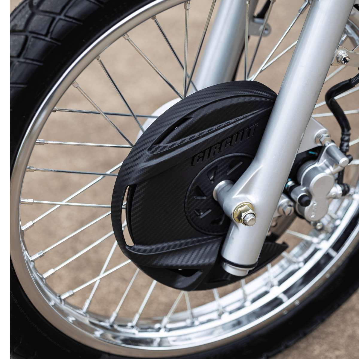 Protetor de Disco Carbon para Ténéré Lander 250 Crosser